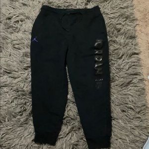 Black Jordan Sweatpants